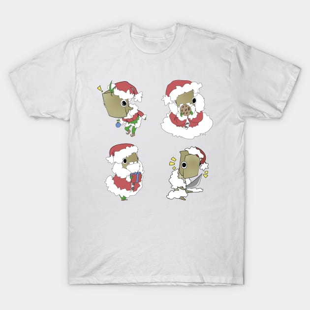 Kenshi Beep Santa T-Shirt by Houseinthevillage